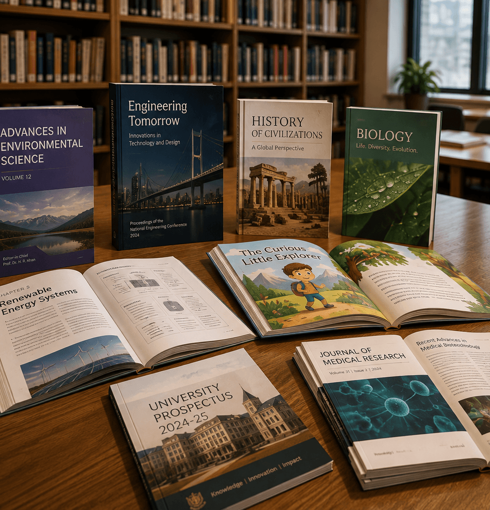 Representative editorial visual for publishing and education print applications